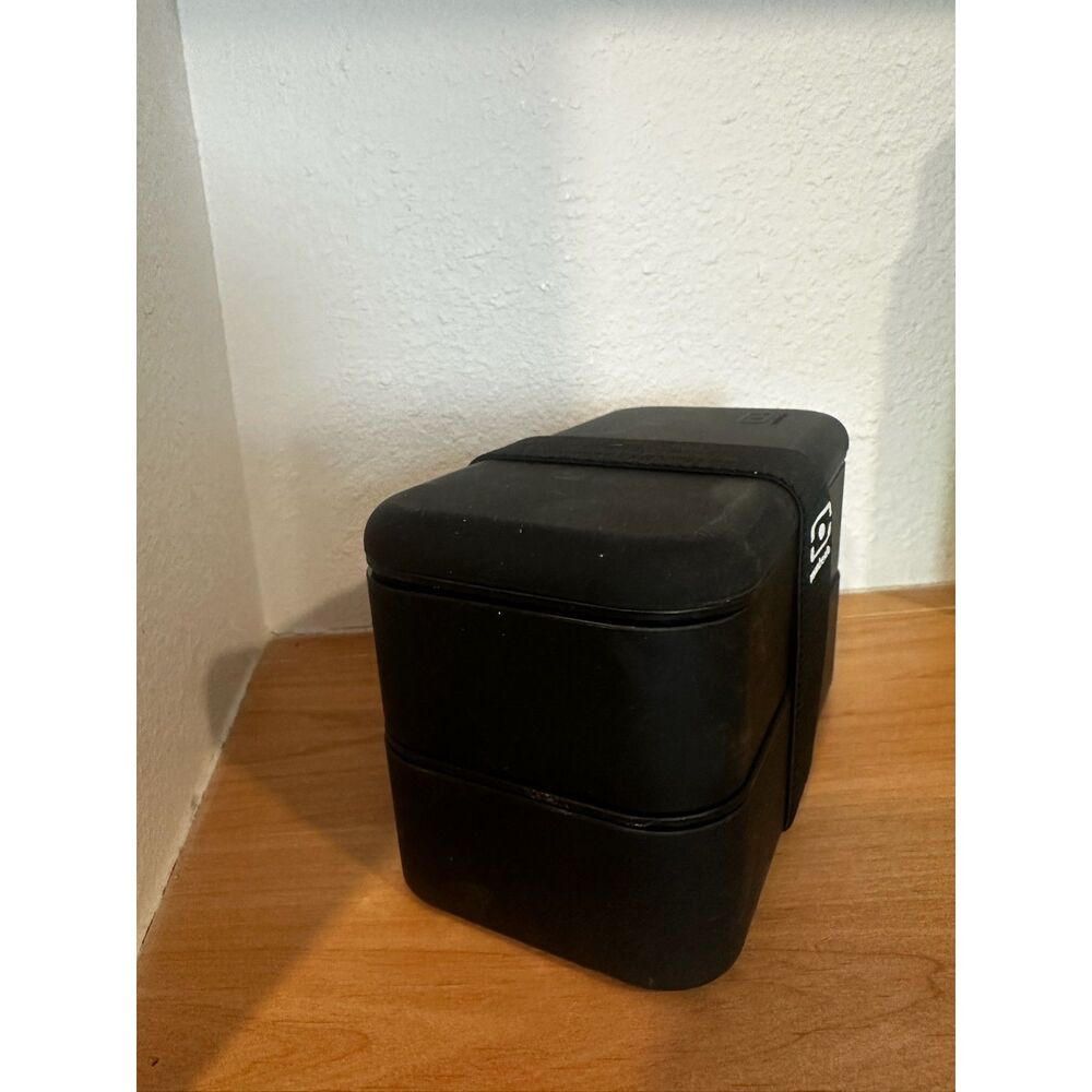 Mombento Original Black Bento Box - 2 Tier Leakproof Lunch Box EUC - Picture 4 of 10